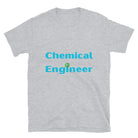 Chemical Engineer Cogs and Flask T-shirt Sport Grey