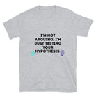 Not Arguing just Testing Hypothesis Sarcastic Engineer T-shirt Sport Grey