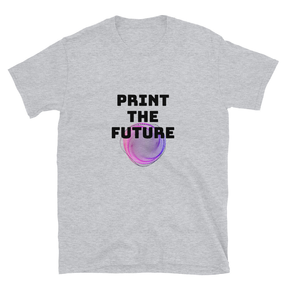 Print the Future 3D Printing T-shirt Sport Grey