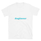 Funky Font Engineer T-shirt White