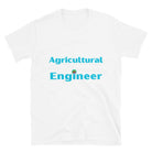 Agricultural Engineer cogs and plants T-shirt White