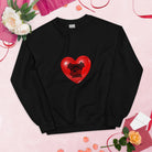 Love Engine Valentine Engineer Sweatshirt Black