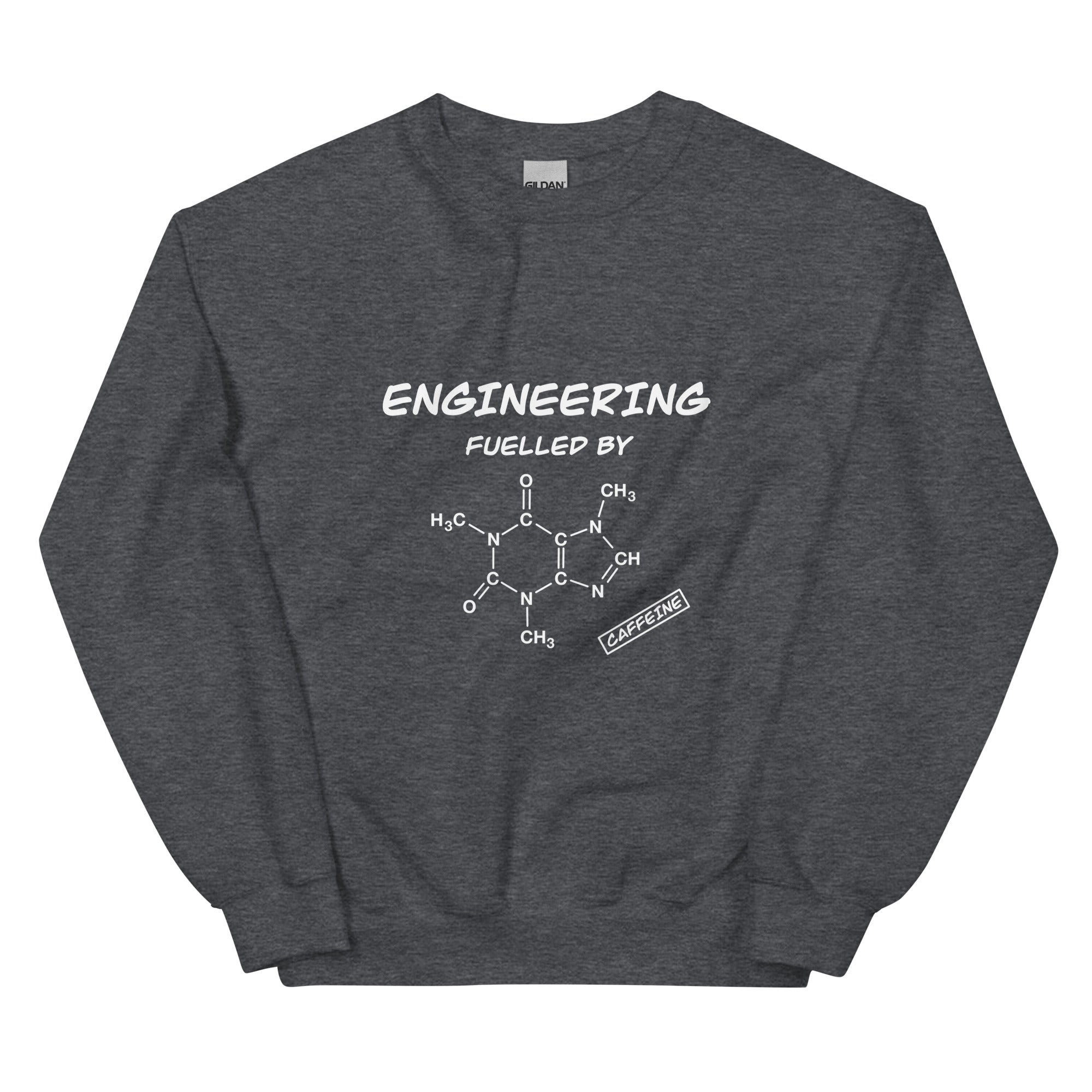 Engineering fuelled by Caffeine Sweatshirt Dark Heather