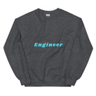 Funky Font Engineer Sweatshirt Dark Heather