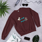 Lab Rat Sweatshirt. Science Lab Geek Top Maroon