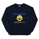 Inclusivity Engineer Sweatshirt. Celebrating Inclusive Engineering Engineering Navy