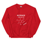 Science fuelled by Caffeine Sweatshirt Red