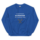 Engineers love Screwing! Naughty Engineer Sweatshirt Royal