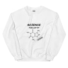 Science fuelled by Caffeine Sweatshirt White