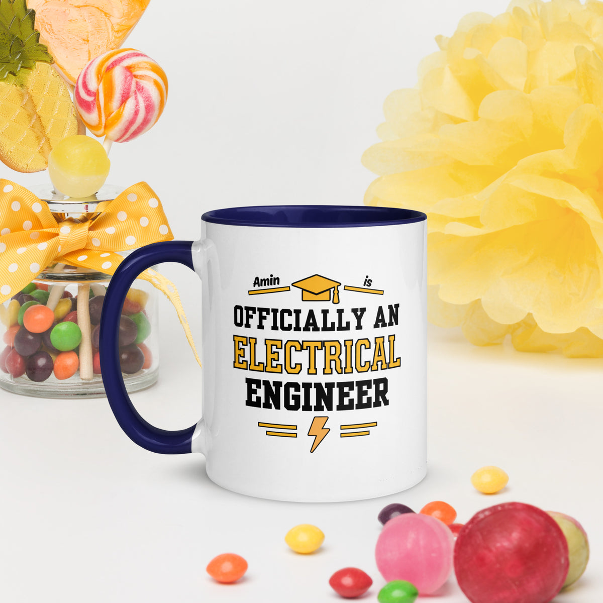 Personalised Electrical Engineer Graduation Mug | Electrical Engineering Graduate Gift