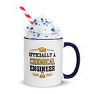 Personalised Chemical Engineer Graduation Mug | Chemical Engineering Graduate Gift Dark Blue