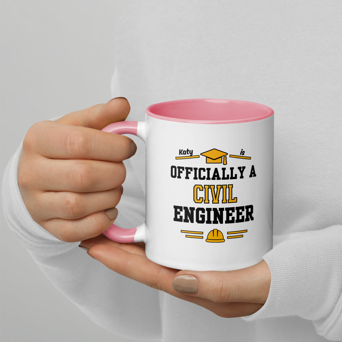 Personalised Civil Engineer Graduation Mug | Civil Engineering Graduate Gift