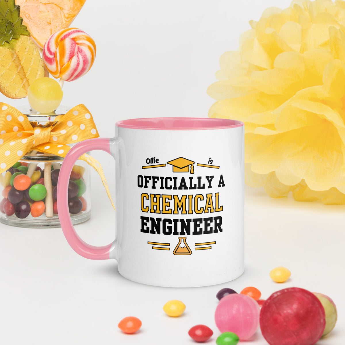 Personalised Chemical Engineer Graduation Mug | Chemical Engineering Graduate Gift