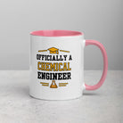 Personalised Chemical Engineer Graduation Mug | Chemical Engineering Graduate Gift Pink