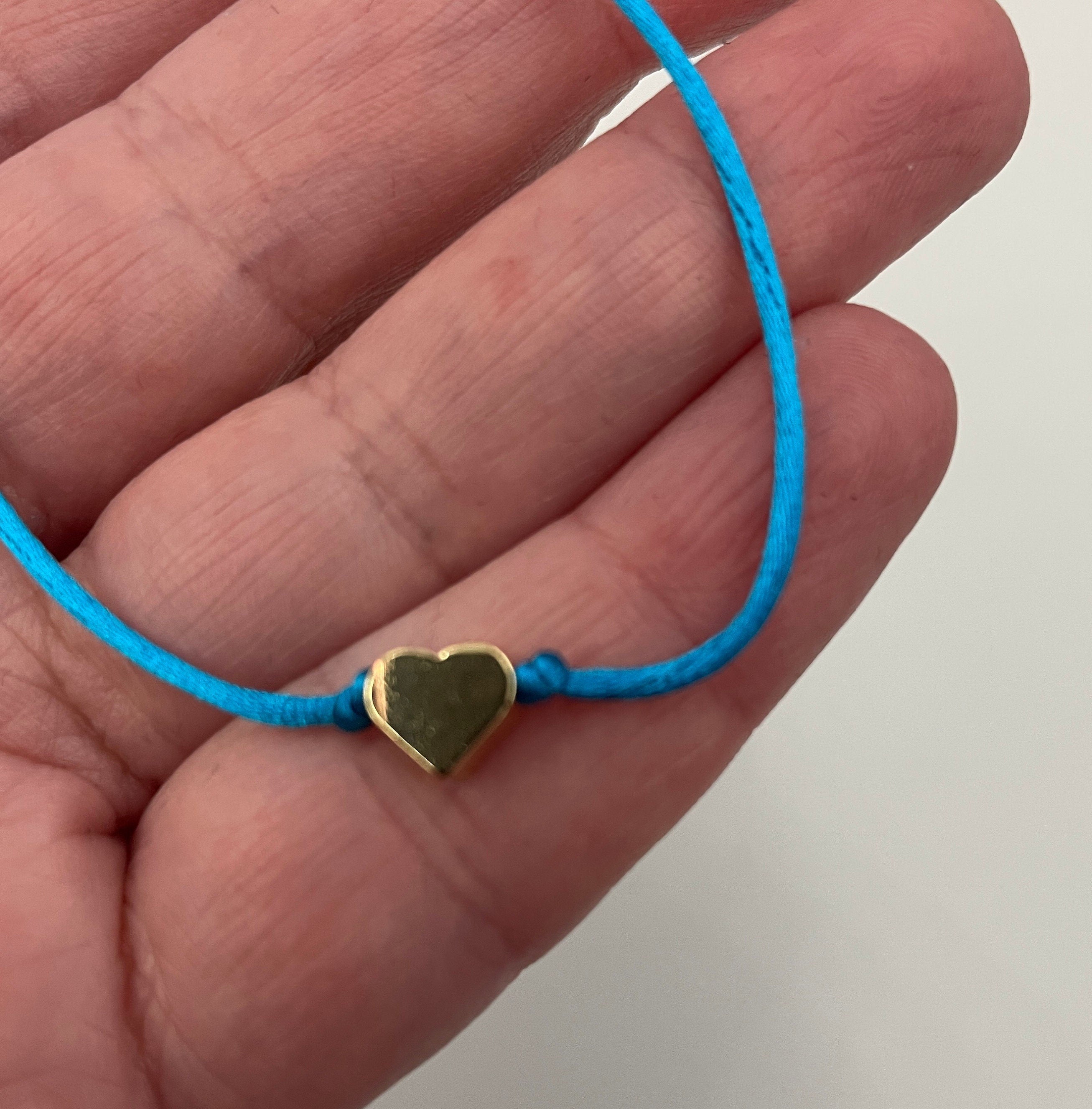 Minimalist & Dainty Tiny Heart Friendship Bracelet in a variety of colours