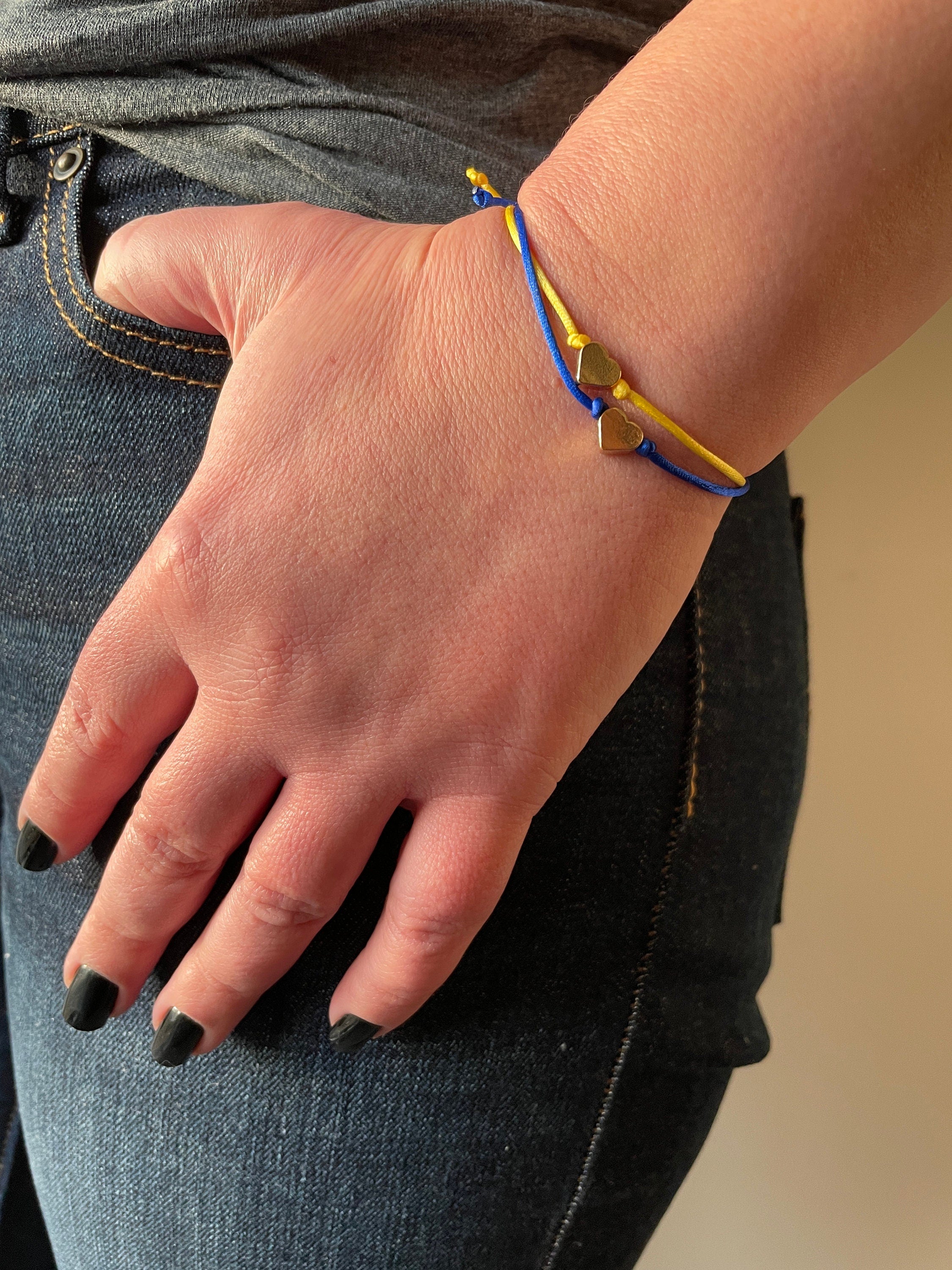 Minimalist & Dainty Tiny Heart Friendship Bracelet in a variety of colours