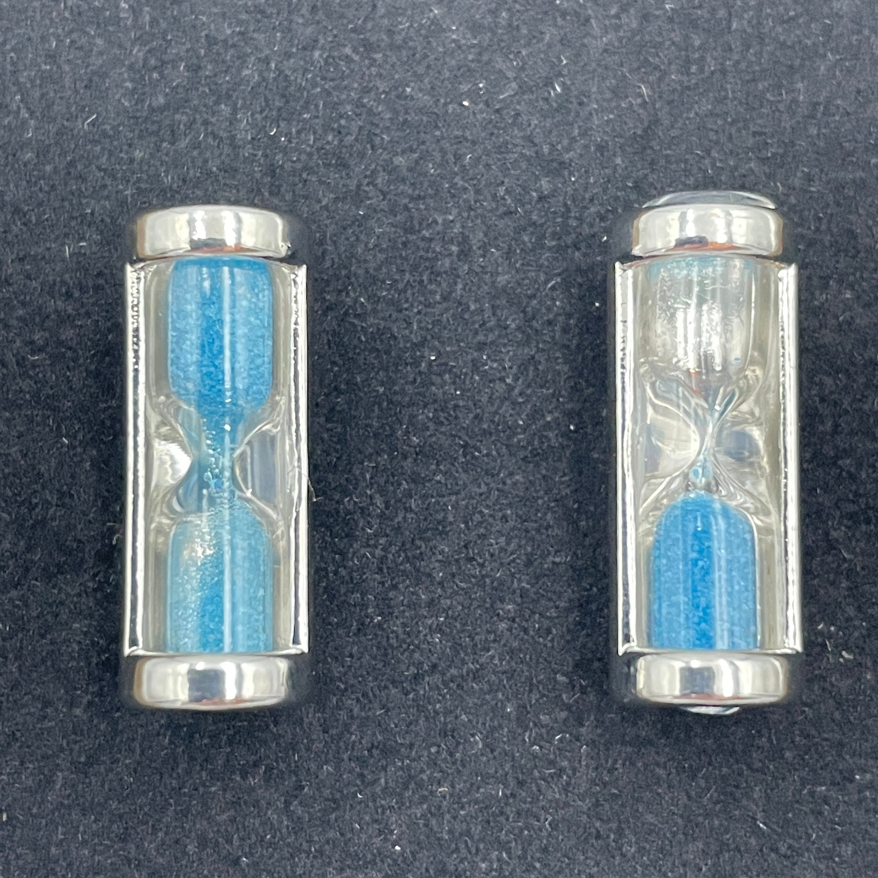 Pair of functional Hourglass Cufflinks