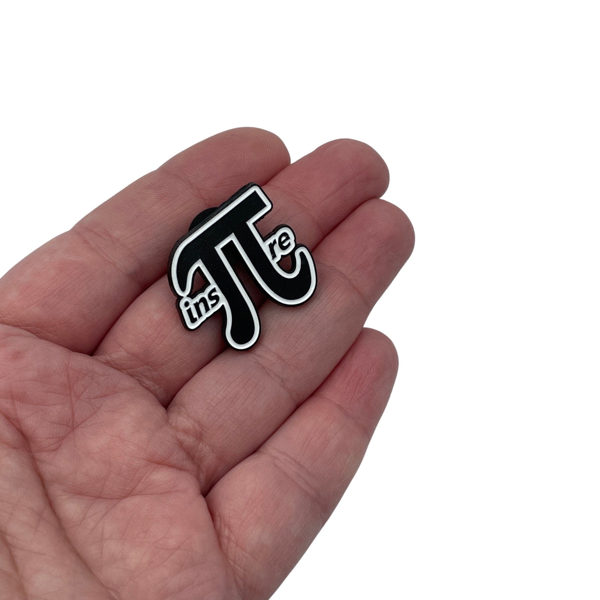 Maths Inspiration Pin Badge. Inspire with Pi