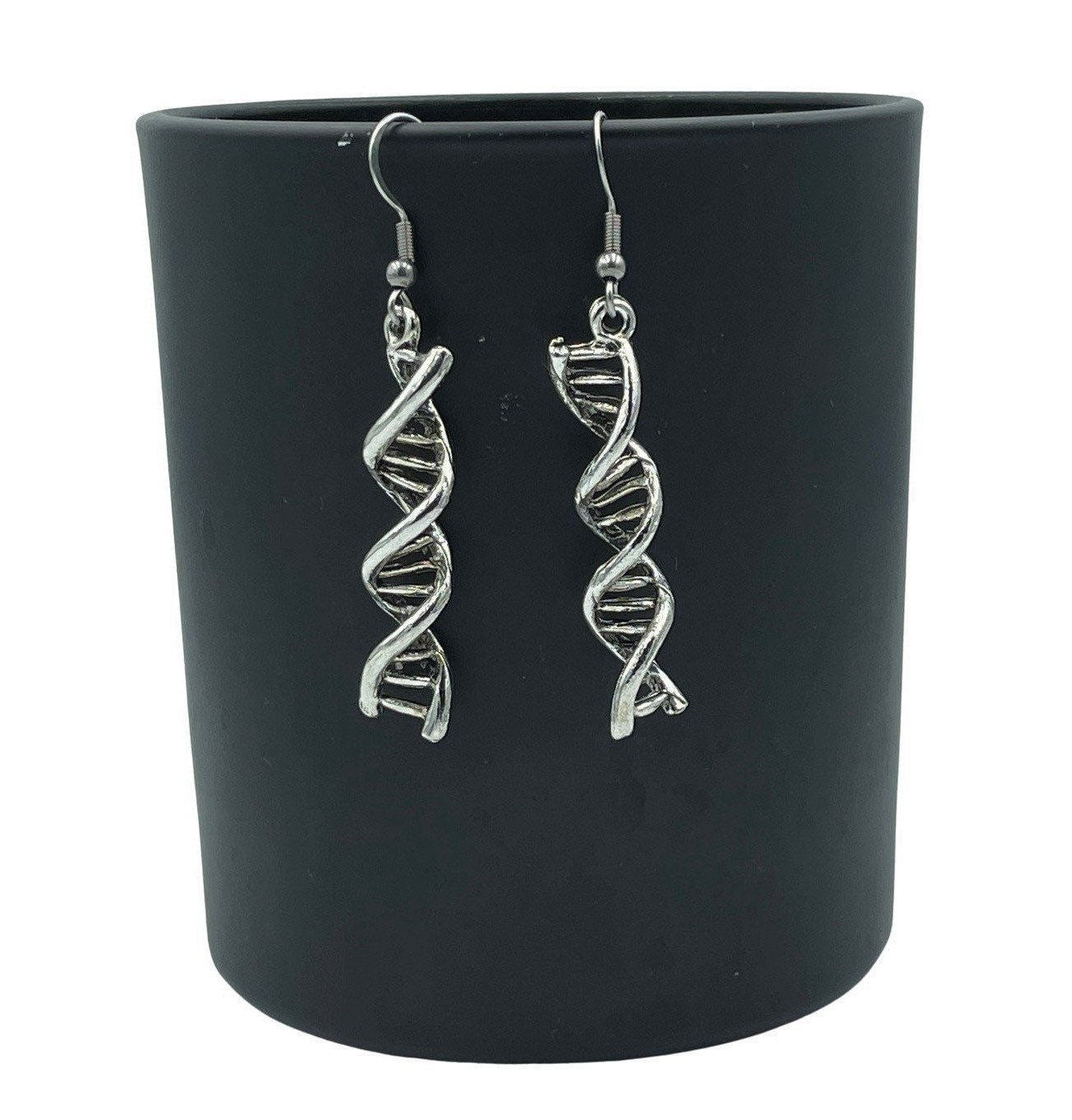 DNA drop Double Helix Earrings