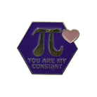 Love Maths Pi Enamel Pin Badge. You are my Constant.