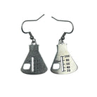 Science Lab Beaker Erlenmeyer Flask Earrings