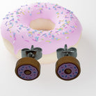 Cute Donut Stud Earrings made with upcycled LEGO®