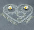 Fried Egg Stud Earrings made with upcycled LEGO®