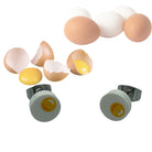 Fried Egg Stud Earrings made with upcycled LEGO®