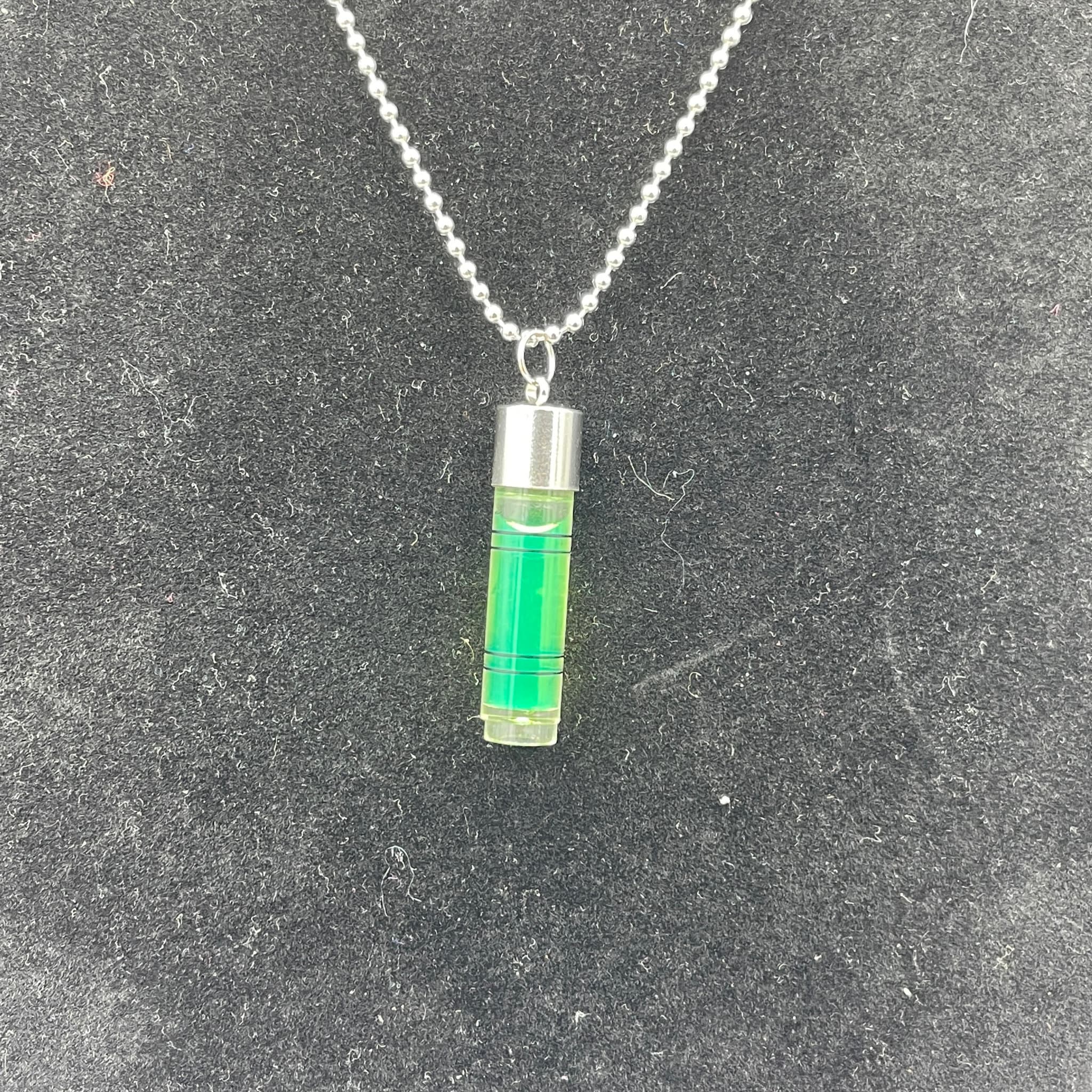 Functioning Spirit Level Necklace