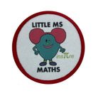 Little Ms Maths Printed Iron on Patch. Women and Girls in STEM