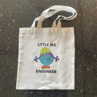 Personalised Little Ms Engineer Tote Bag