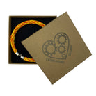 Kumihimo Yellow 'Sunshine' Silky Woven Handmade Memory Bracelet