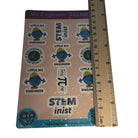 Little Ms Engineer Holographic Sticker Sheet. Women in Engineering STEMinist decal