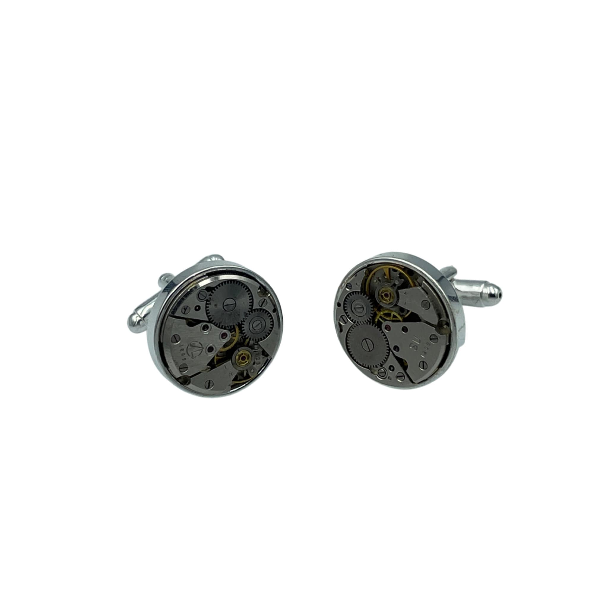 Steampunk Upcycled Vintage Watch Movement Cufflinks