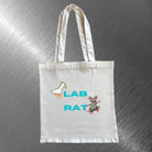 Personalised Lab Rat Thick Woven Tote Bag