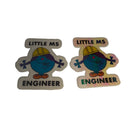 Little Ms Engineer Holographic Vinyl Sticker. STEMinist decal - Women and Girls Engineering