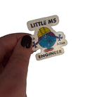 Personalised Little Ms Engineer Holographic Vinyl Sticker