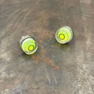 Round Functioning Spirit Level Earrings