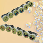 Emoji Stud Earrings made with upcycled LEGO®. LOL, Wink, Kiss, Happy, Worried or Tears