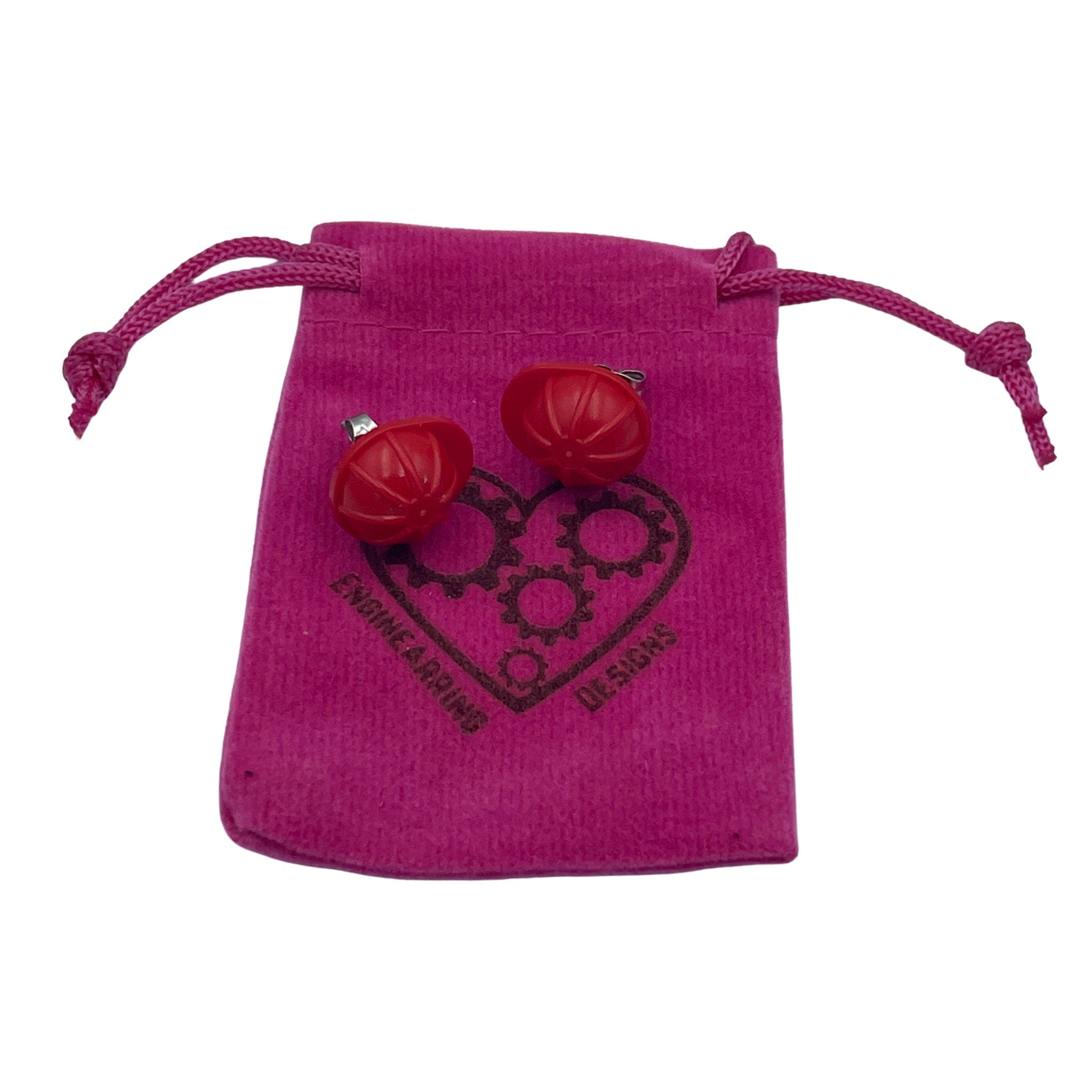 EnginearringDesigns | Engineer Hardhat Stud Earrings made