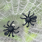 Spooky Spider Stud Earrings made with upcycled LEGO®