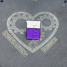 Purple Chemistry flask Enamel Pin. Science Experiment Beaker Badge