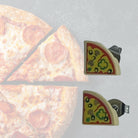 Quarter Pizza Slice Stud Earrings made with upcycled LEGO®