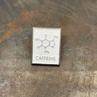 Caffeine Molecule Enamel Pin Badge