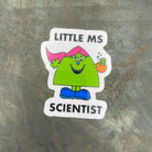 Little Ms Scientist Vinyl Coated Magnet. STEMinist Women and Girls in Science Gift