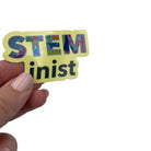 STEMinist Vinyl Magnet. Women and Girls in Science, Technology, Engineering and Maths