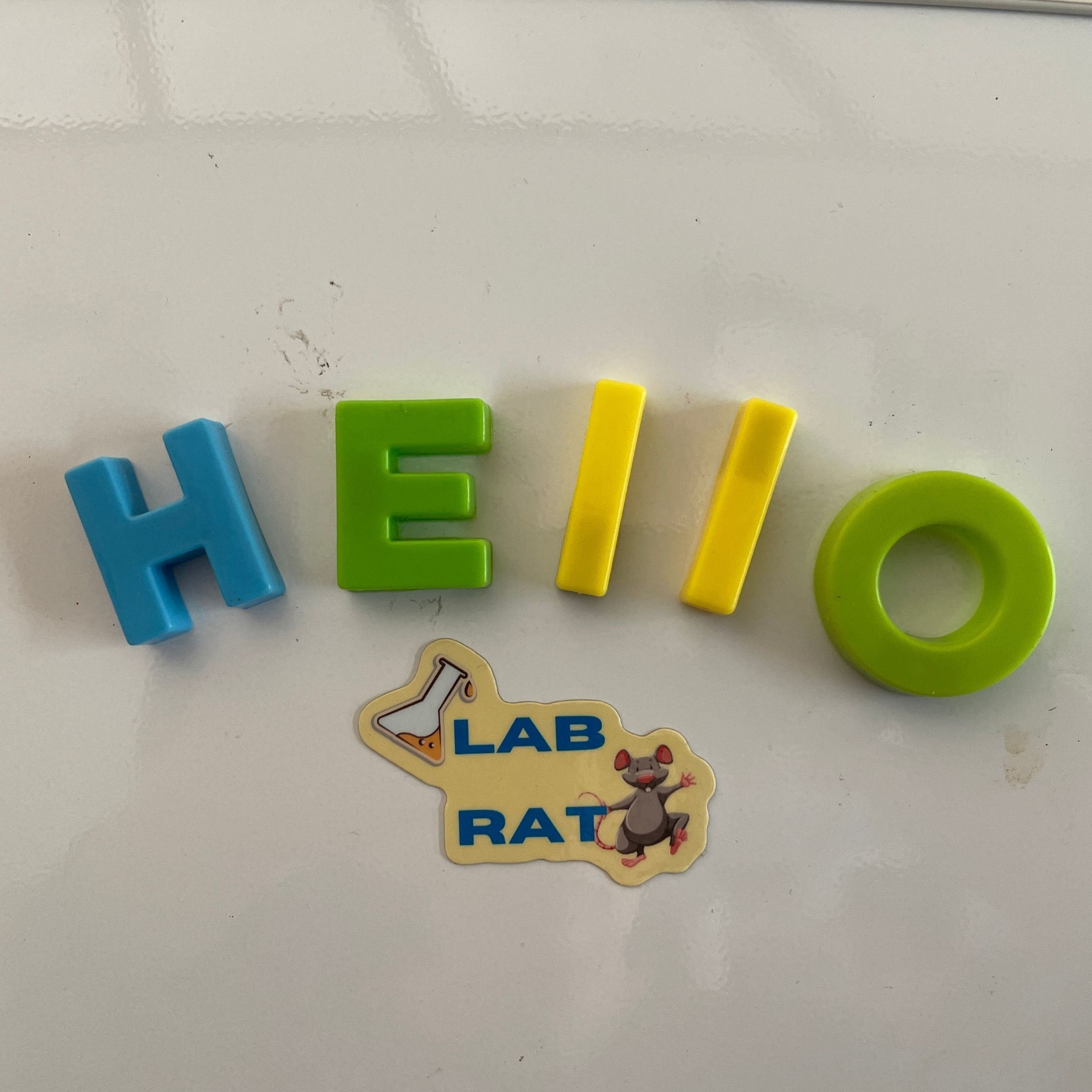 Science Lab Rat Vinyl Coated Magnet