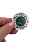 Engineering Our World Holographic Vinyl Decal Sticker