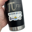 Engineer Holographic Vinyl Sticker. Engineering is Innovation, hard work and infinite cups of coffee Holographic decal