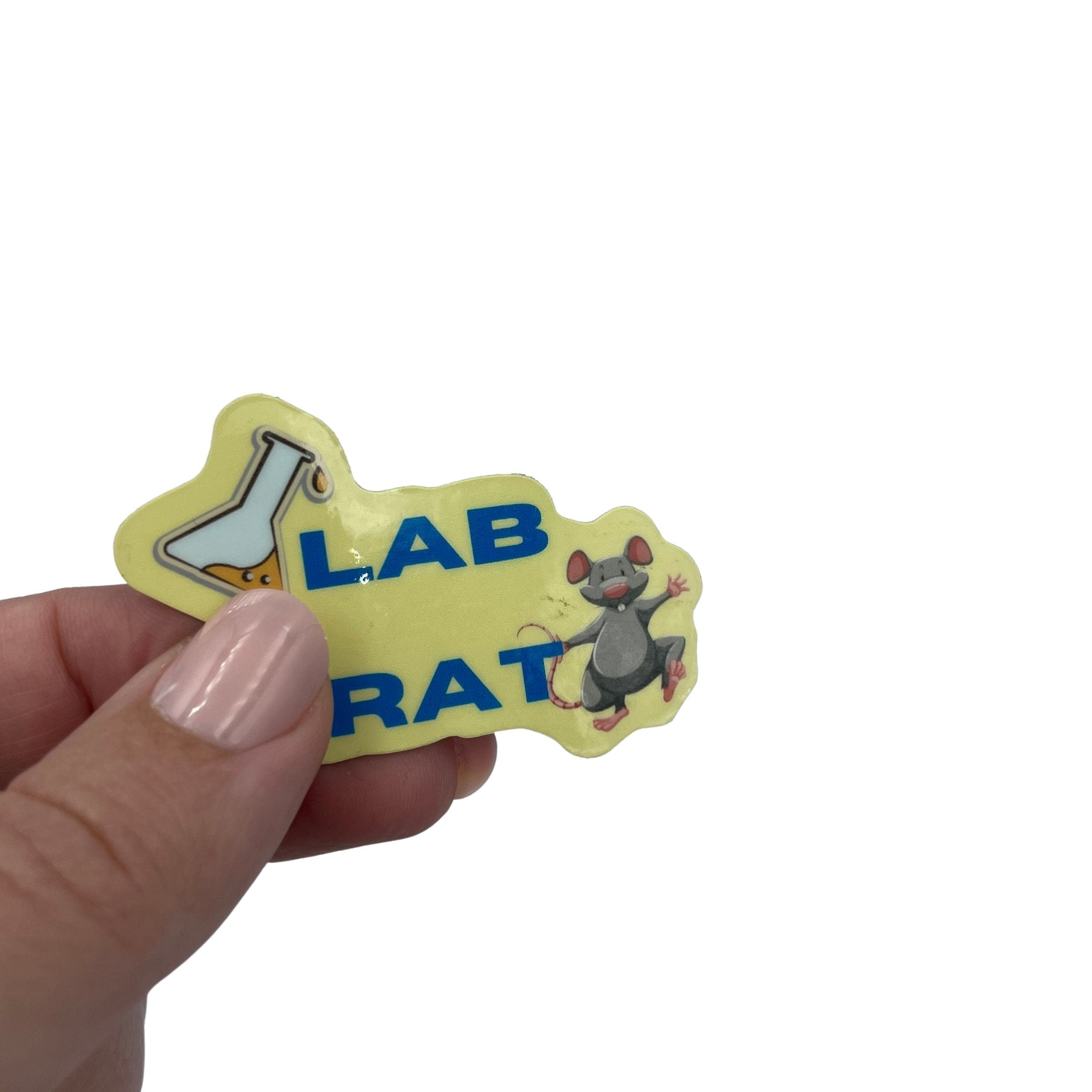 Science Lab Rat Vinyl Coated Magnet